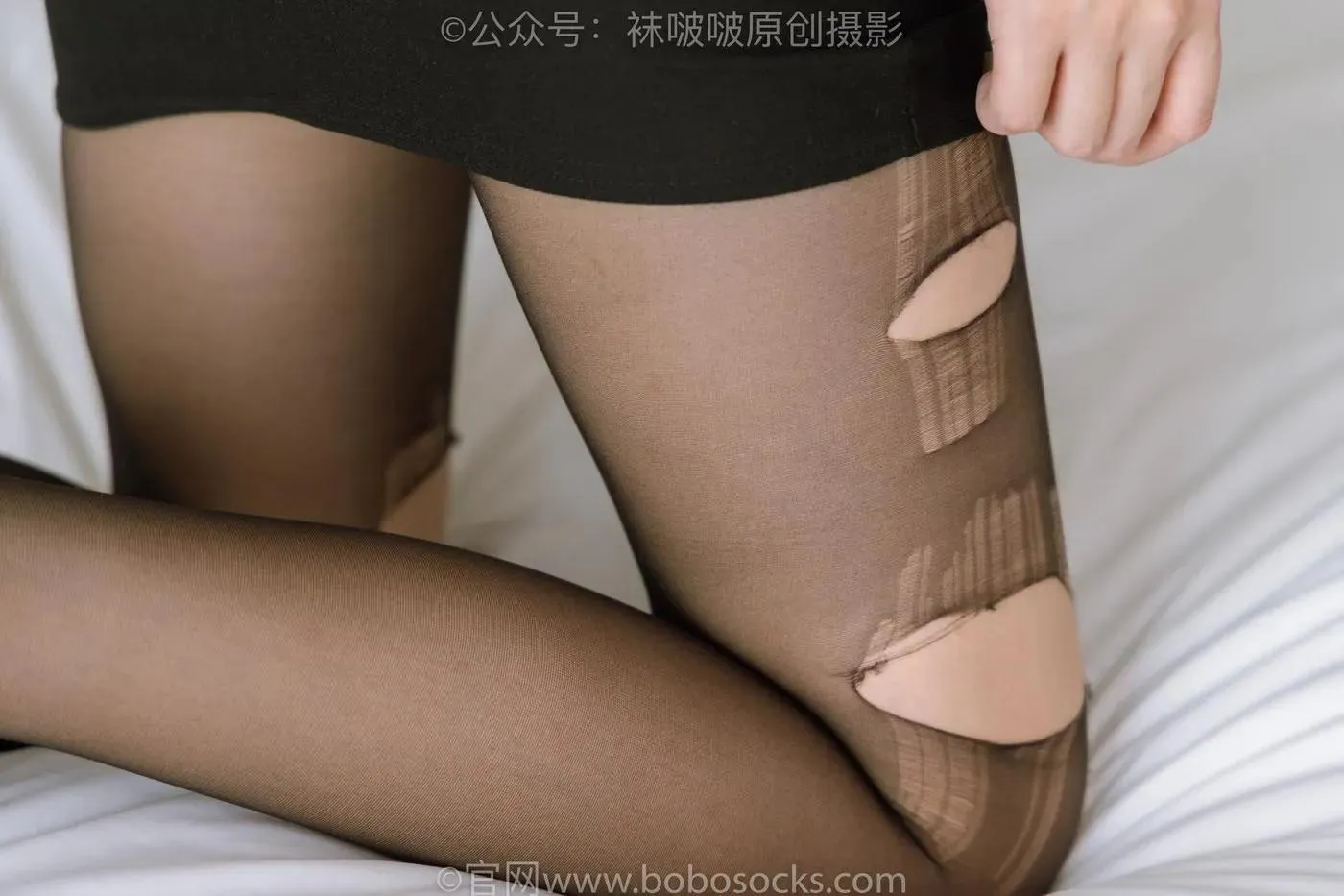 [BoBoSocks袜啵啵]NO.179 小甜豆-OL制服、高跟鞋、黑丝、撕丝袜剧情 [140P]插图9